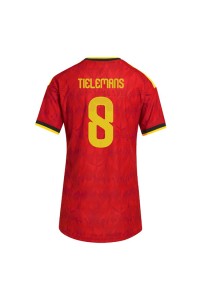 Belgia Youri Tielemans #8 Jalkapallovaatteet Naisten Kotipaita MM-kisat 2026 Lyhythihainen